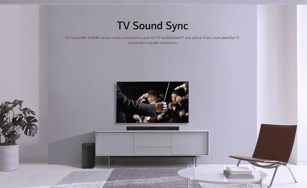 LG 4.1 Channel 420W Soundbar Surround System with Wireless Speakers - SLM4R