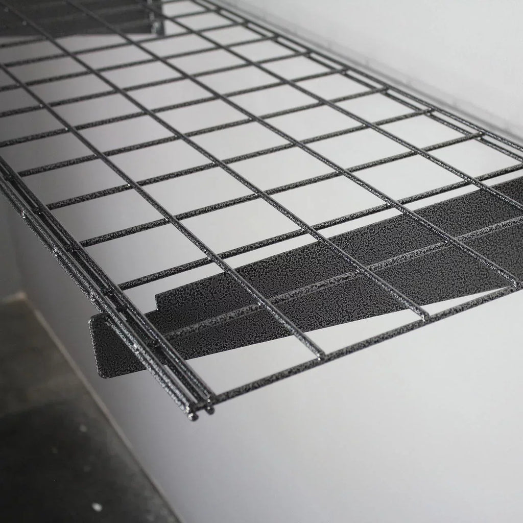 HyLoft 45 in. x 15 in. Steel Wire Garage Wall Shelf Storage System in Hammertone - 2 pack
