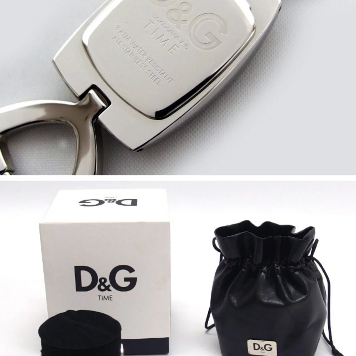 Pre-Owned D&G Ladies Watch Quartz Silver Dial  (Fair)