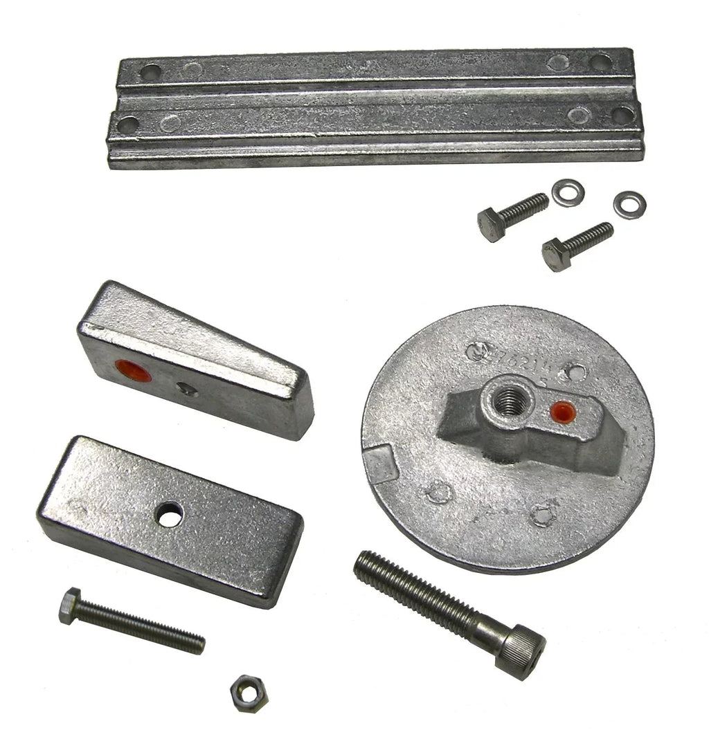 Complete Zinc Anode Kit Fits Mercury Verado 4 And Optimax Outboards US Military Grade Zinc Kit Replaces 8M010755, CMVERDO4KIT, 95111, 18-6156