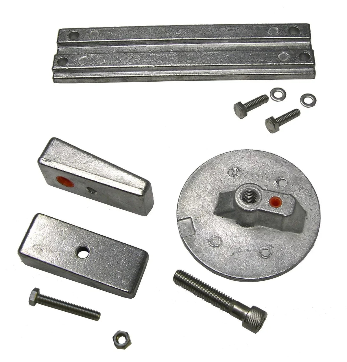 Complete Zinc Anode Kit Fits Mercury Verado 4 And Optimax Outboards US Military Grade Zinc Kit Replaces 8M010755, CMVERDO4KIT, 95111, 18-6156