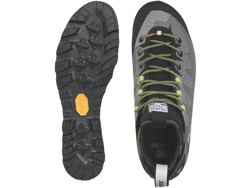 Dolomite Veloce GTX Shoes - Mens, Pewter Grey/Green Shoot, 10.5M/11.5W, 26952311