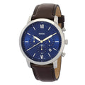 Fossil Neutra Chronograph Quartz Blue Dial Men's Watch and Bracelet Box Set FS6018SET
