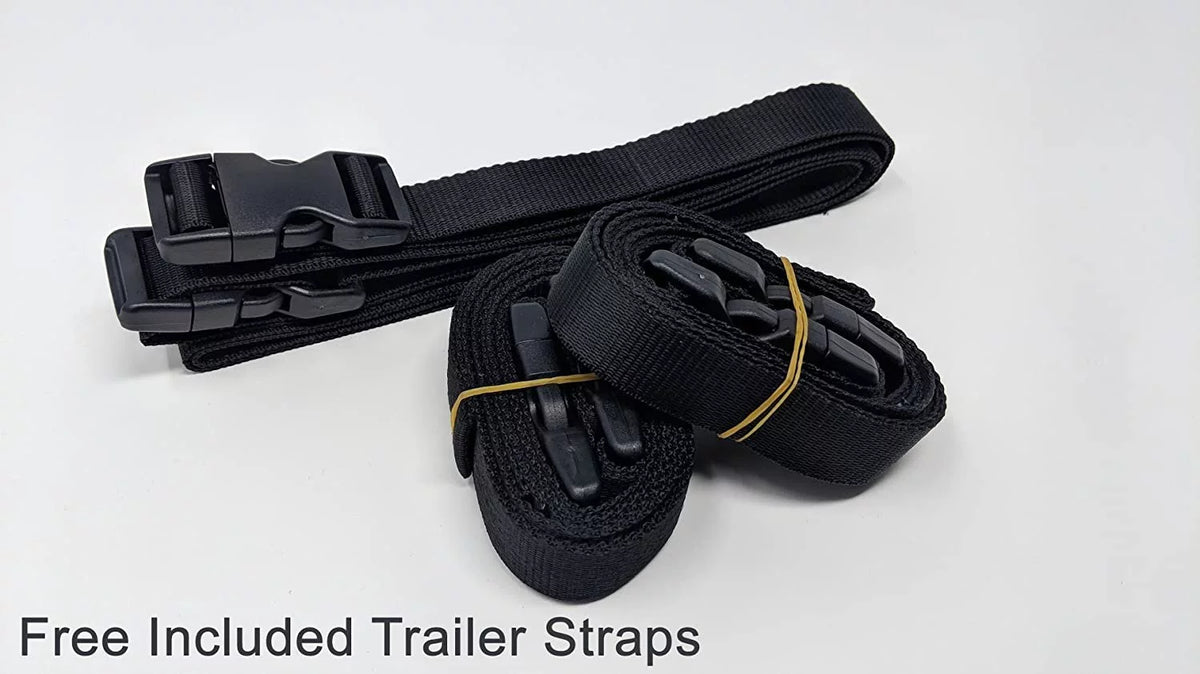 Weatherproof Jet Ski Covers for Yamaha EXR 2021 - RED/Black Color - All Weather - Trailerable - Protects from Rain, Sun, UV Rays, and More! Includes Trailer Straps and Storage Bag