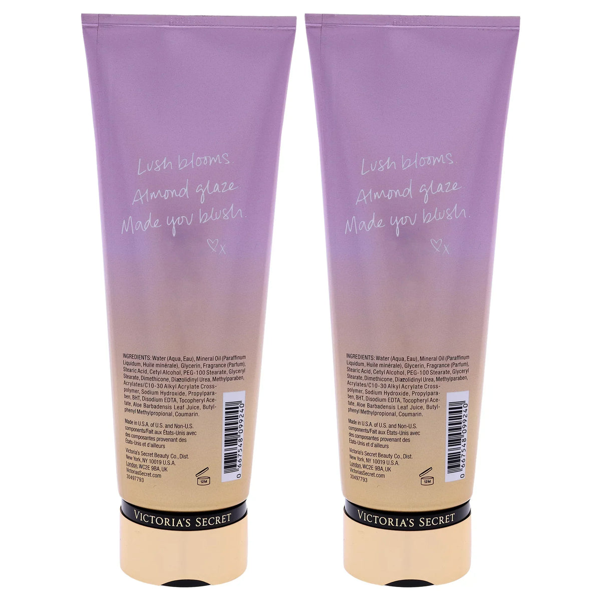 Victorias Secret Velvet Petals Fragrance Lotion - Pack of 2 - 8 oz Body Lotion