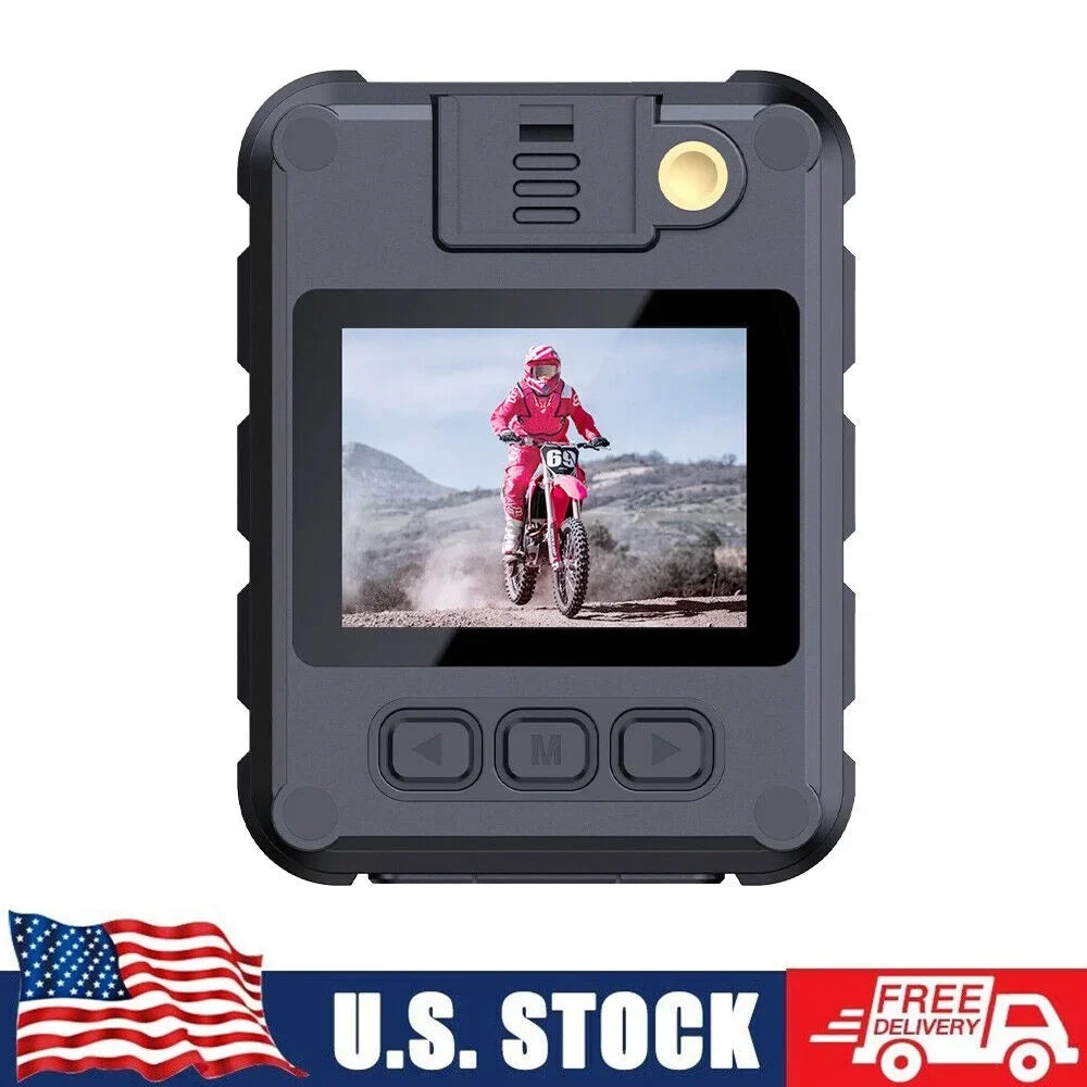 JahyShow Night Vision Body Camera - Mini Camcorder with 1080P Audio Video DVR and WiFi Connectivity