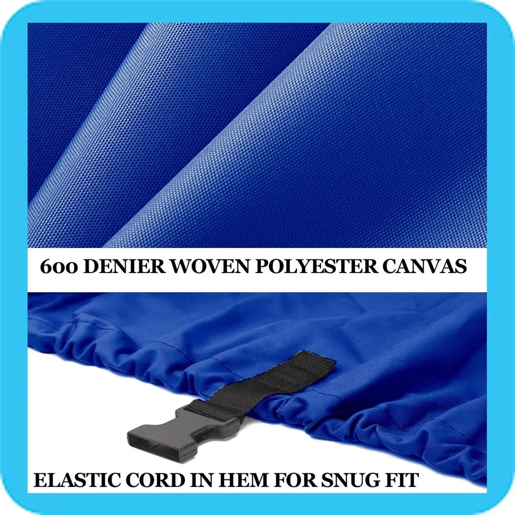 BLUE, GREAT QUALITY BOAT COVER Compatible for TRITON 1446 CRAPPIE 2004