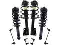 Front and Rear Strut Coil Spring and Sway Bar Link Kit - 8 Piece - Compatible with 2009 - 2018 Dodge Journey 3.5L 3.6L V6 2010 2011 2012 2013 2014 2015 2016 2017