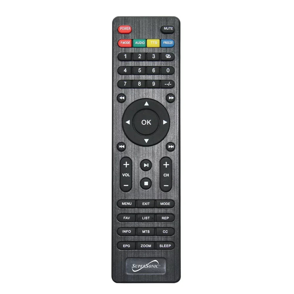 Supersonic SC-2812 12" Portable LCD TV, AC/DC Compatible with RV/Boat