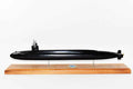 USS Alaska SSBN-732 Submarine Model (Black Hull),Navy,Scale Model,Mahogany,20 inch,Ohio Class