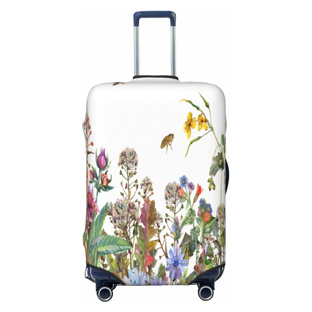 Haiem Herbs And Wildflowers Luggage Cover,Durable, Washable Suitcase Protector With Anti-Scratch Technology - Keep Your Luggage Looking New X-Large