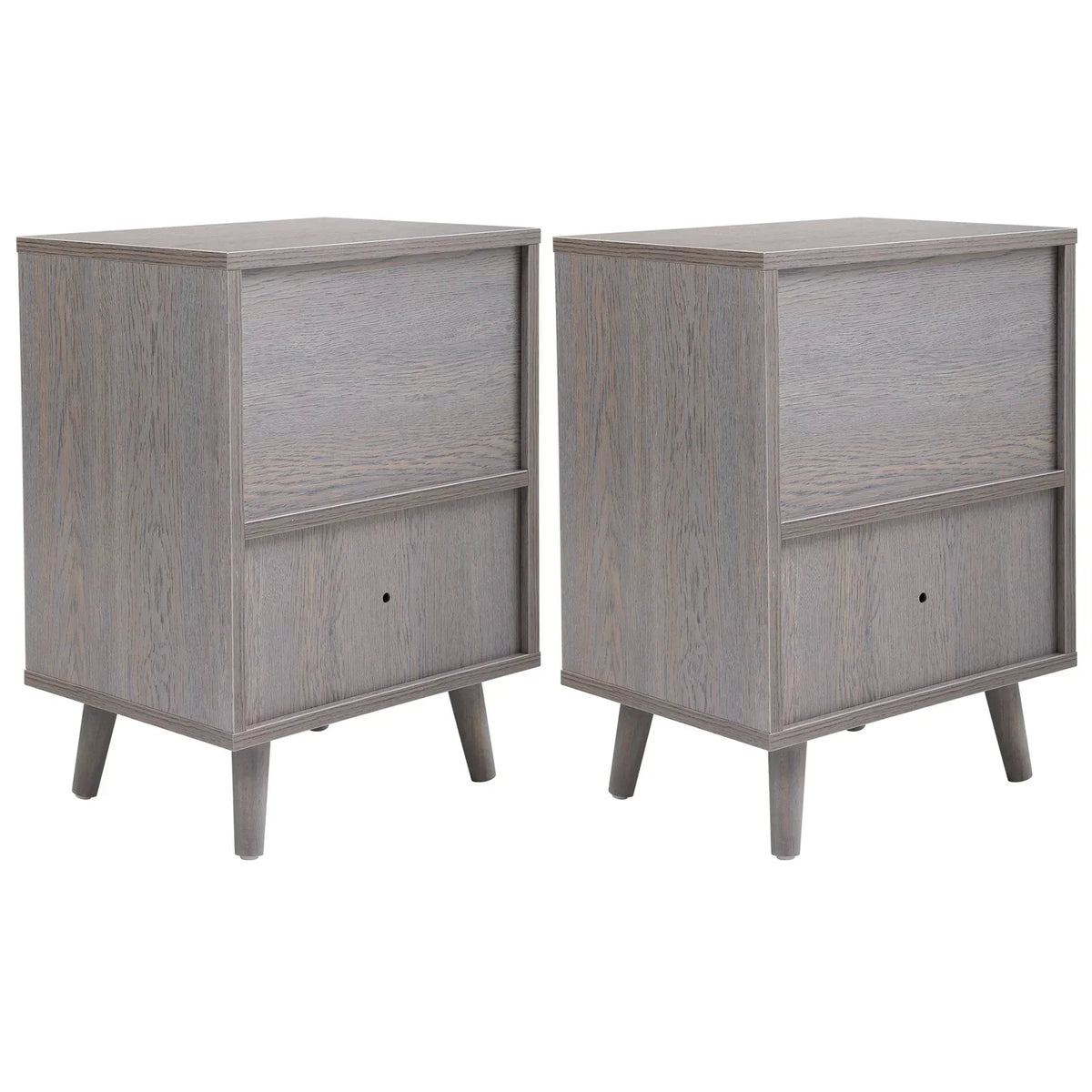 Walmeck ,With Drawer Of 2 Low 2 Low Bedside - Set Of 2 Bedside Table End Side Table Tables Table Set With And Drawer (2) Bedside Cabinet Room Cabinet Room Bedroom Compartment Sofa End Set With Low