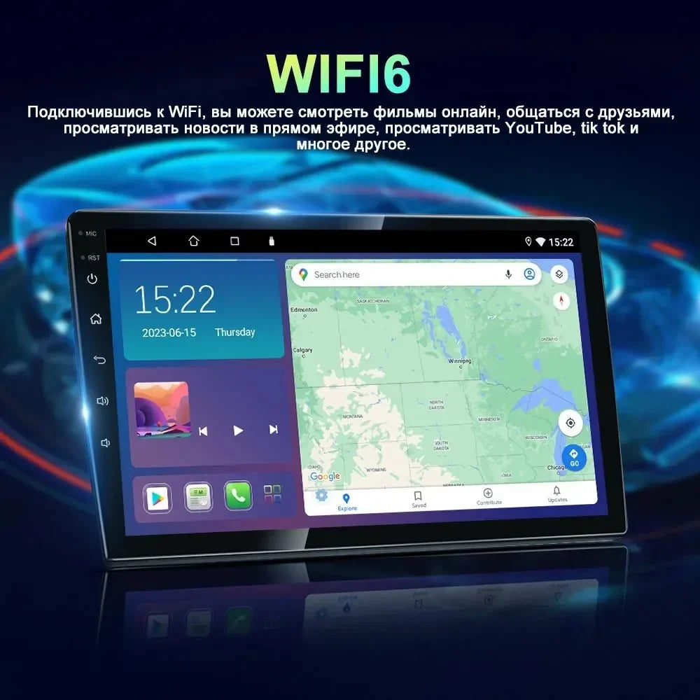For Toyota RAV4 2013 2014 2015 2016 2017 Android 13 CarPlay Bluetooth 4+64GB  Car Stereo Radio GPS Navigation Player