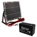 12V 9AH Replaces Sunbright 6-FM-7.0 + 12V Solar Panel Charger