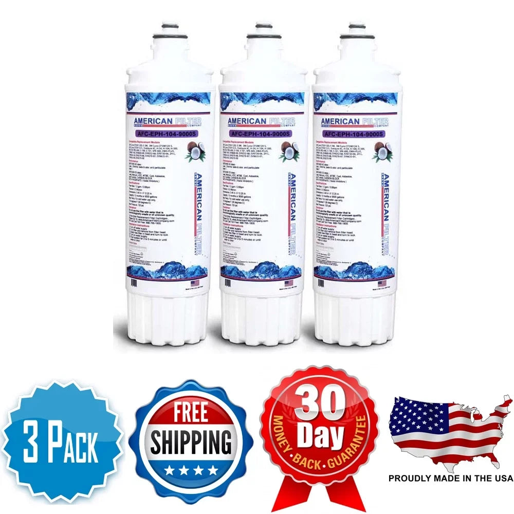 AFC Brand , Water Filters , Model # AFC-EPH-300-12000SKH , Compatible with Scotsman® ADS-AP2 - 3 Filters - Made in U.S.A.