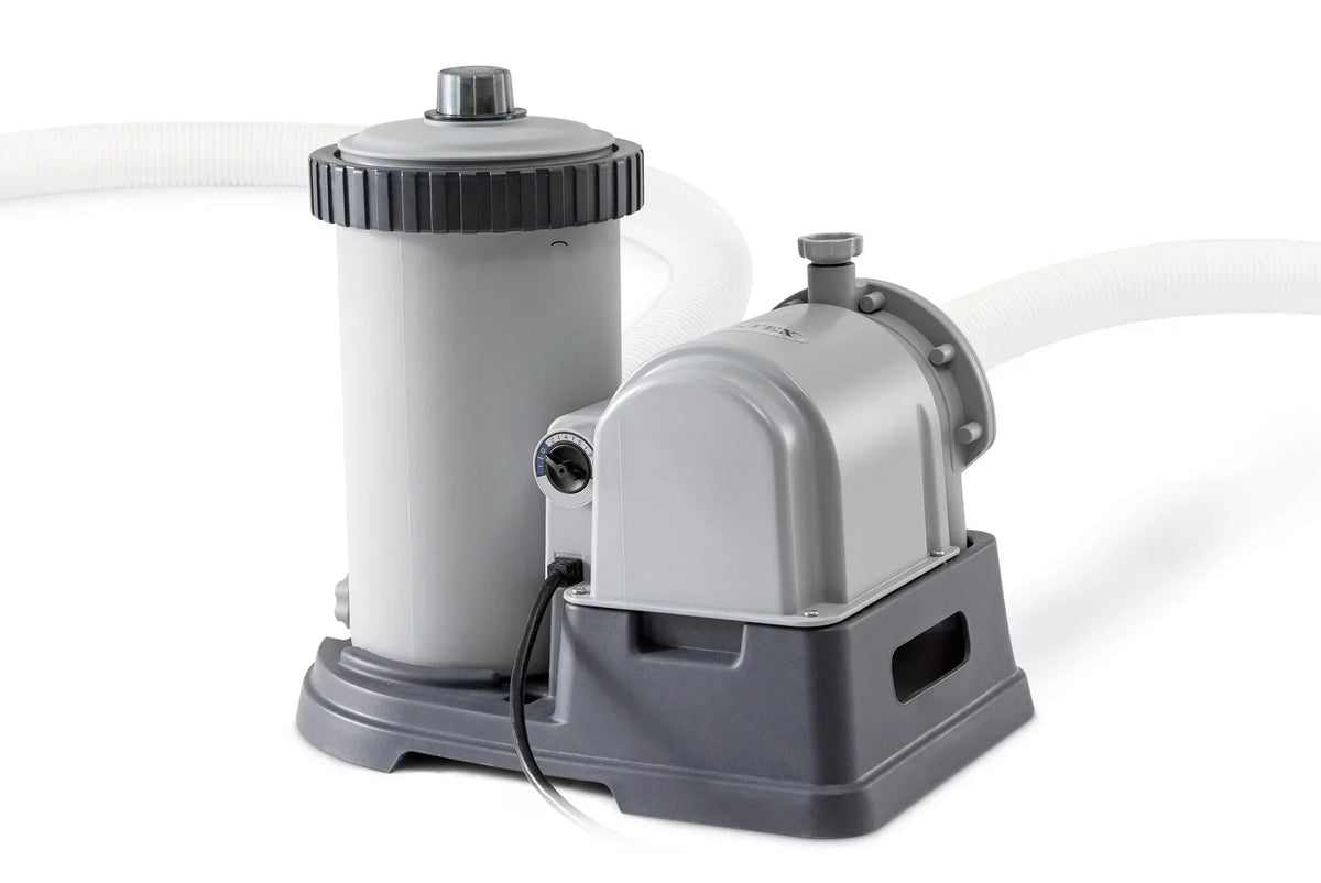 Intex Krystal Clear Cartridge Filter Pump for Above Ground Pools, 2500 GPH Pu...
