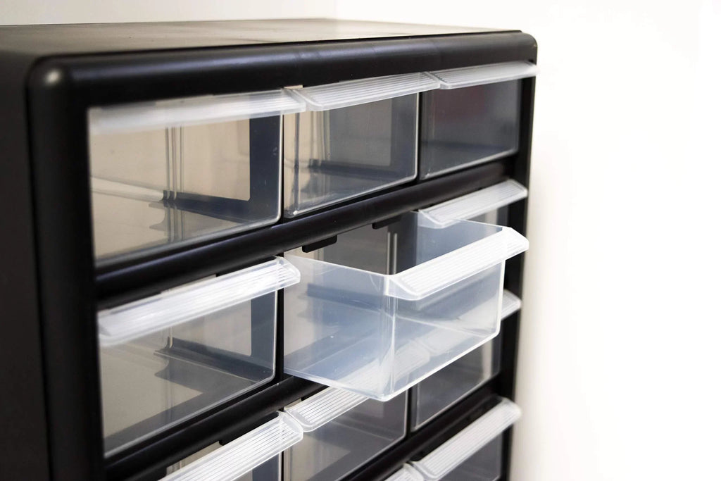 Homak HA01018001 18 Drawer Parts Organizer