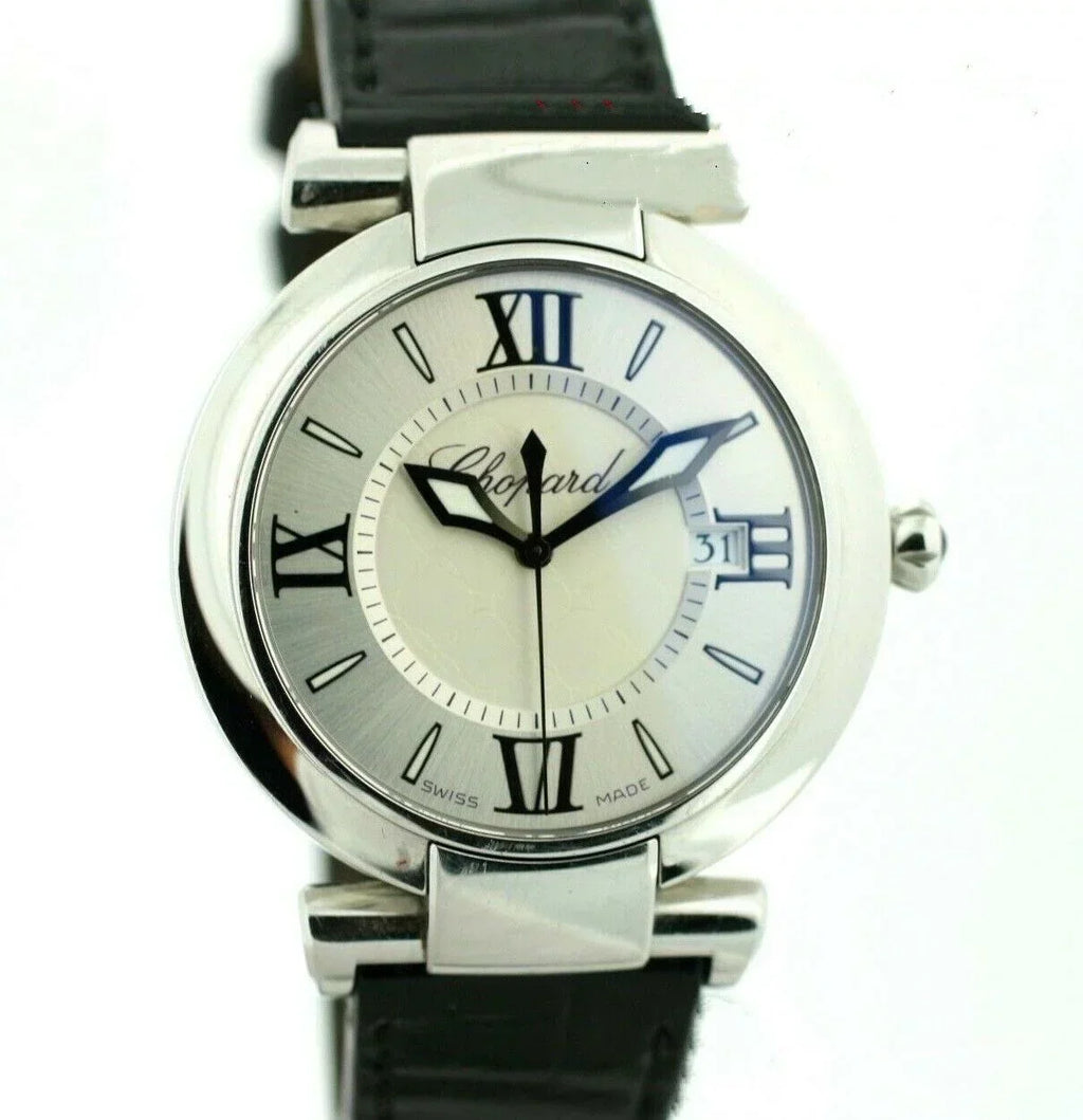 Chopard 8532 ImperialE 36mm Black Leather Steel Swiss Quartz Women's Watch W/B/P