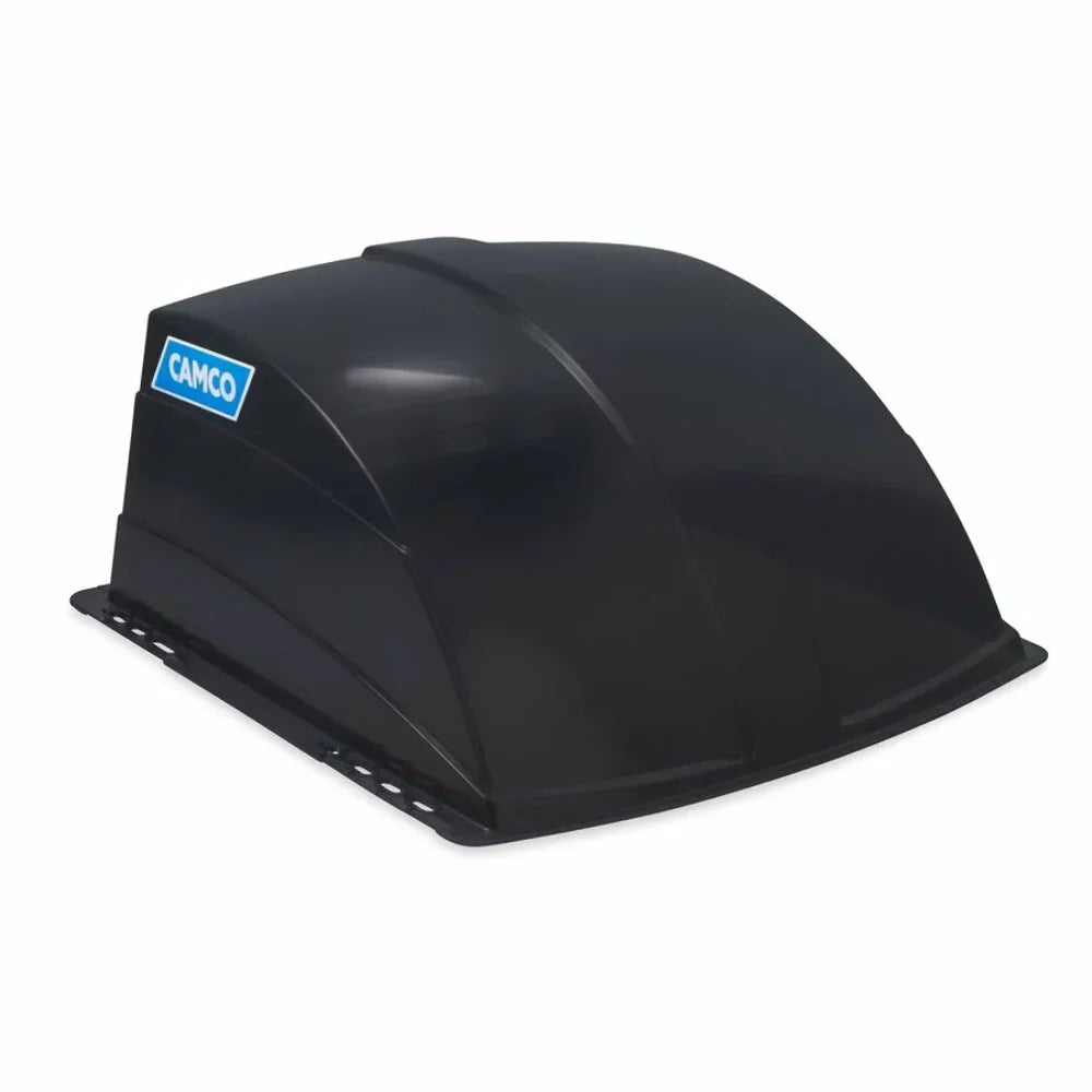 Camco Camper/RV Roof Vent Cover | Features High Flow Ventilation with an Aerodynamic Design, Heavy-Duty UV Stabilized Resin Construction, and Easy Installation | Smoke Grey (40453)