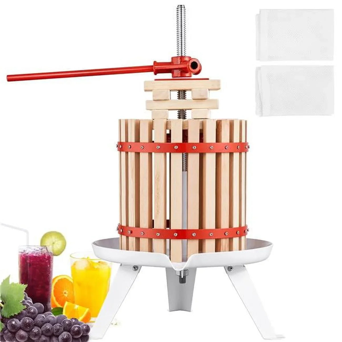 Vevor LSGJYZJMM18L8K9OTV0 4.75 gal Fruit Wine Press