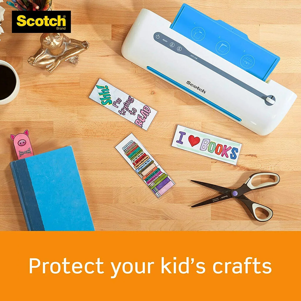 Scotch Thermal Laminating Pouches, 100-Pack, 8.9 x 11.4 Inches, Letter Size Sheets (TP3854-100)