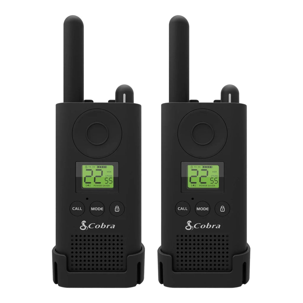 Cobra® MicroTALK CBA-PX880 Two-Way Radios, Black, Pack Of 2 Radios