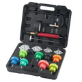BENTISM 14 Pcs Radiator Pressure Tester Coolant Vacuum Purge Refill With Adapters
