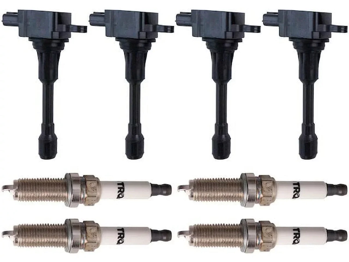 Ignition Coil and Spark Plug Kit - 8-Piece - Compatible with 2007 - 2018 Nissan Altima 2.5L 4-Cylinder 2008 2009 2010 2011 2012 2013 2014 2015 2016 2017