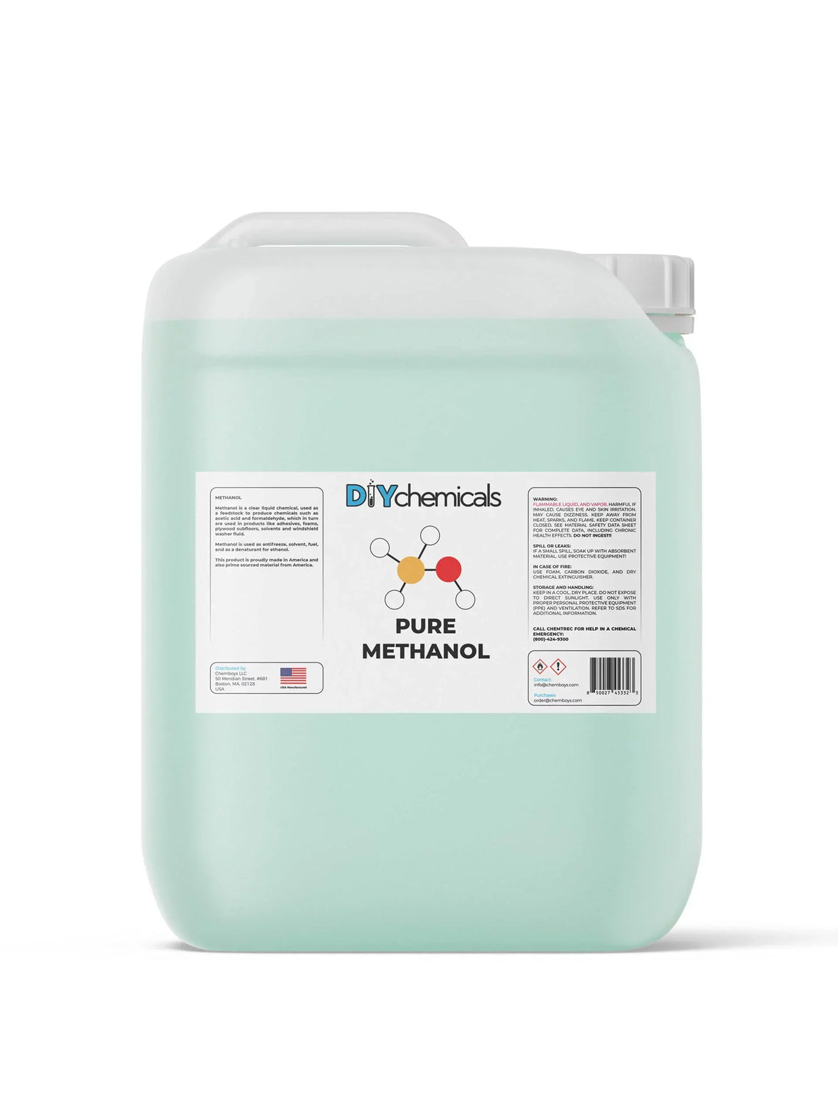 DIYChemicals | Methanol Industrial Grade | 15 Gallon