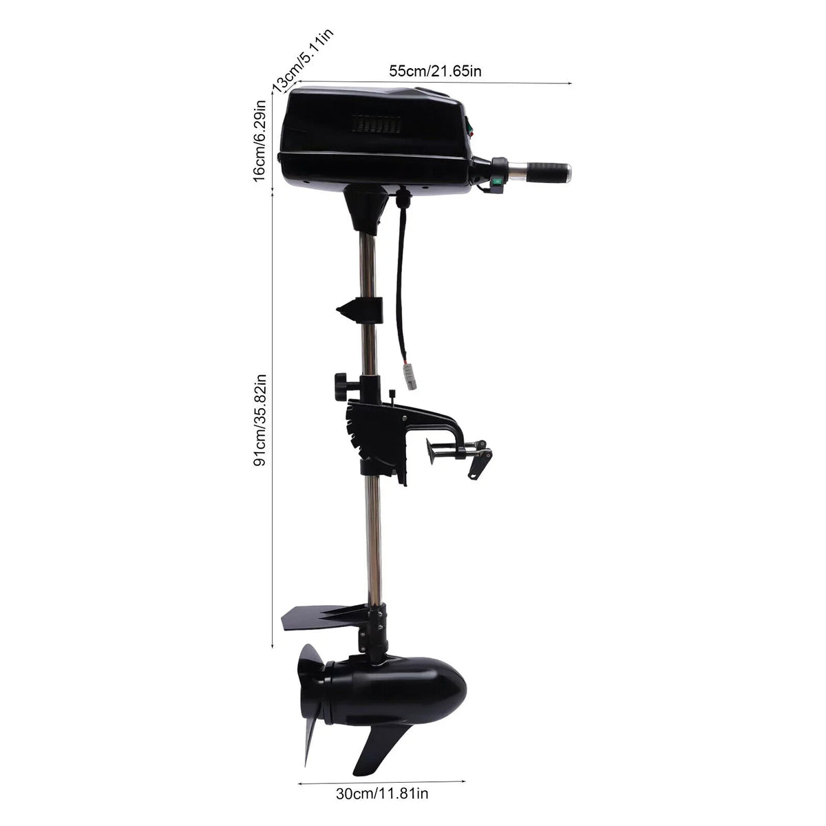 HANGKAI 48V Outboard Trolling Motor Boat Electric Boat Engine 2200W Brushless