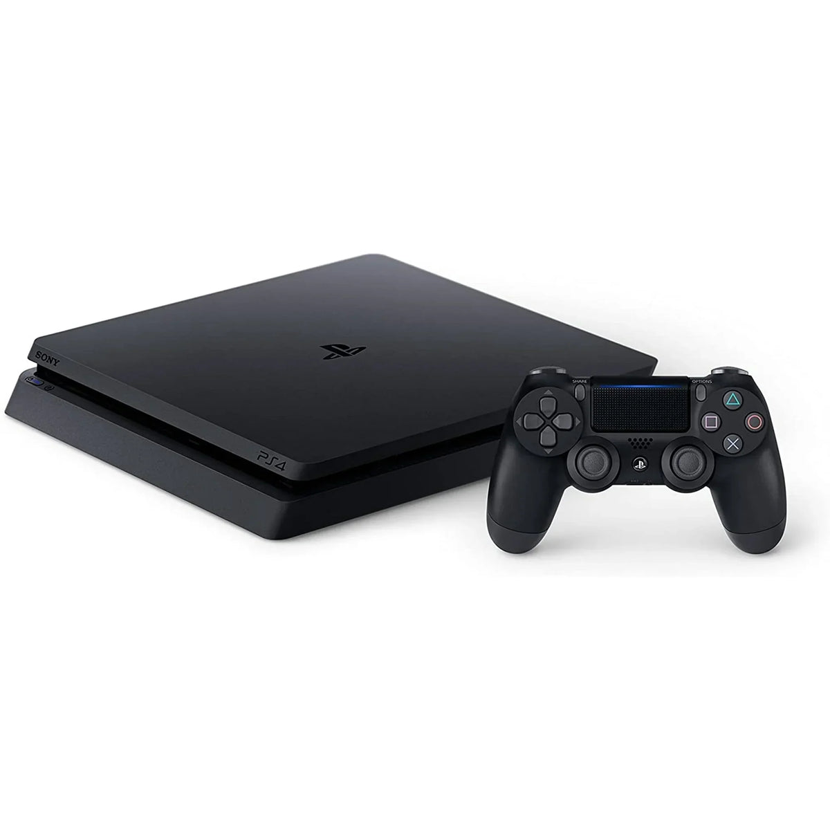 Sony 2215B PlayStation 4 Slim 1TB Gaming Console Black, Headset With BOLT AXTION Cleaning Kit Bundle Like New