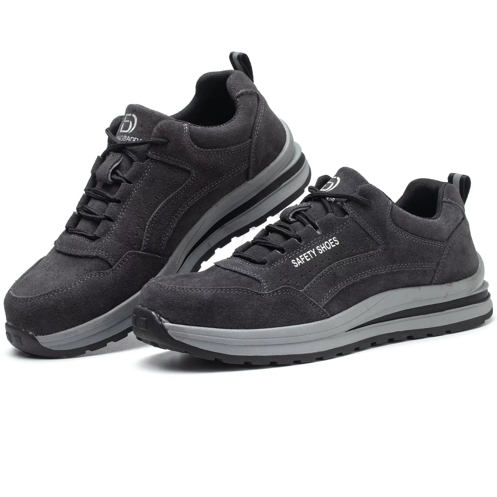 Tanleewa Indestructible Safety Shoes for Men Steel Toe Cap Work Shoe Size Men9.5/Women10.5