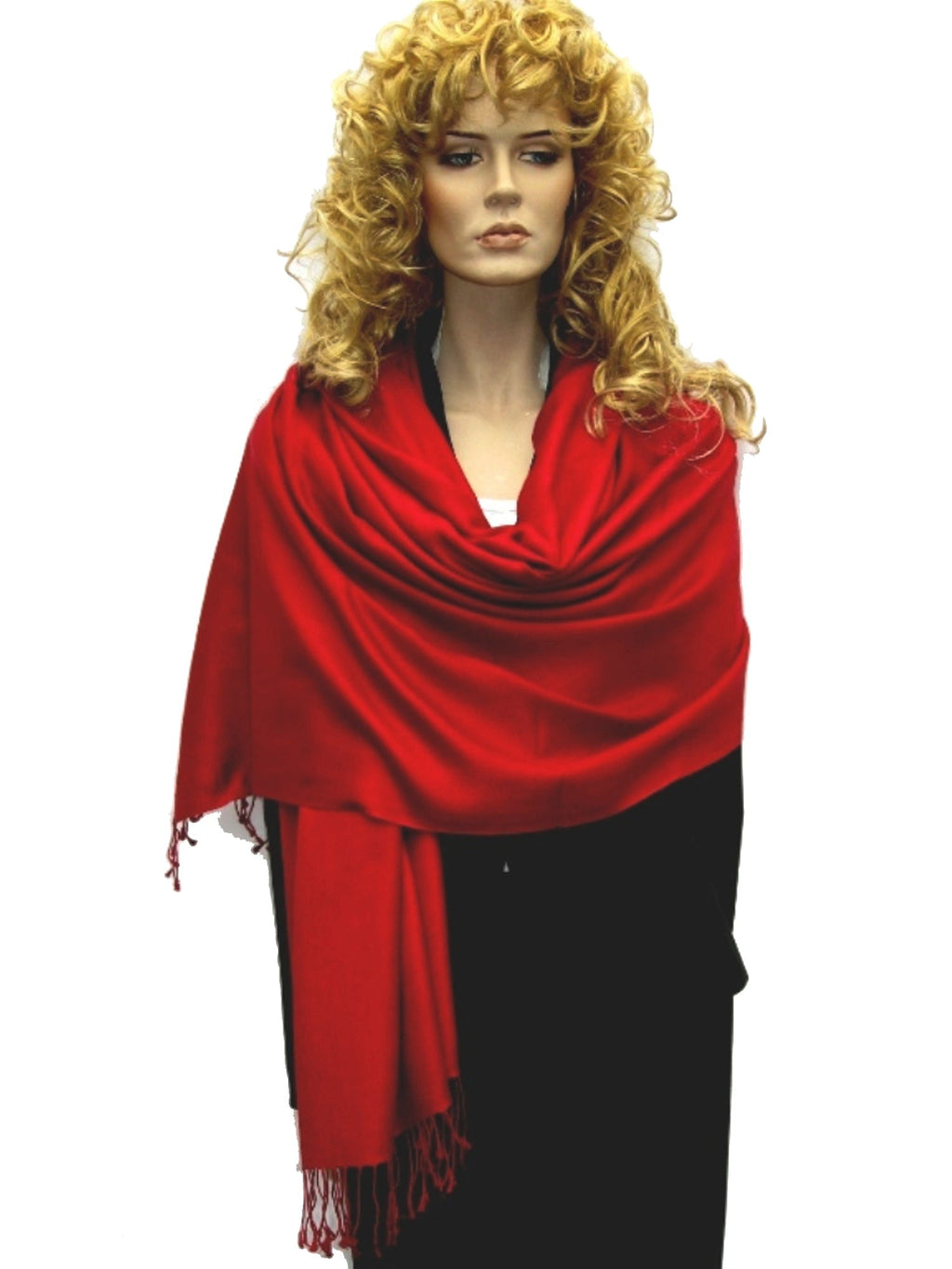 Scarf/Scarves/Shawl/Shawls/Stole/Wrap/Pashmina Scarf/Pashmina Shawl/Cashmere/Cashmere Scarf/Wool/Silk (Wine)