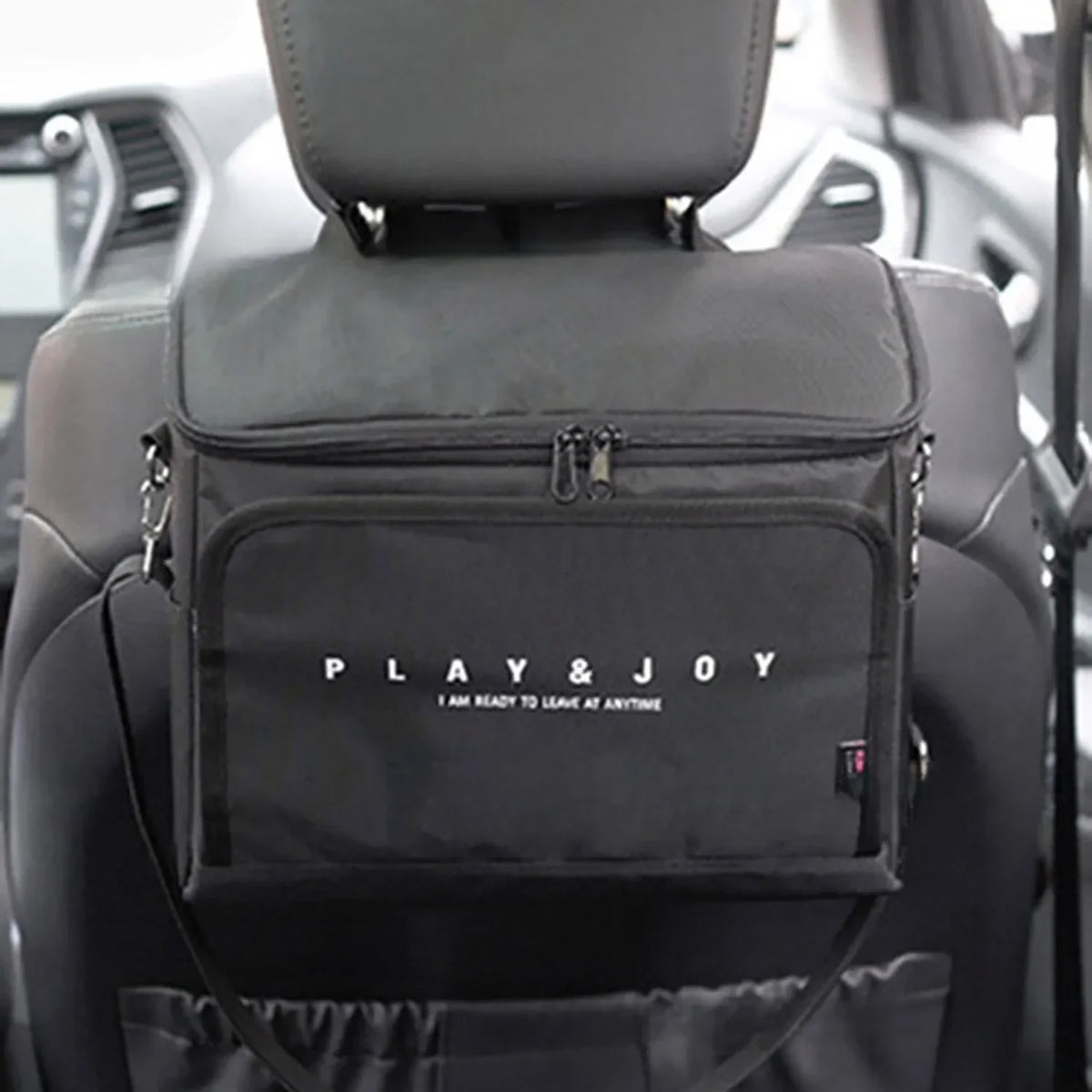 OLOEY Insulated Car Seat Back Organizer, Driver Or Passenger Accessories Organizer, Personal Travel Cooler Storage Bag