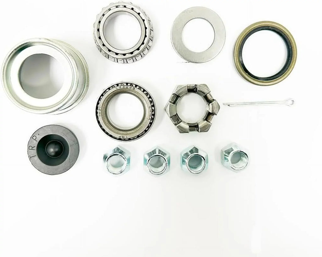 SOUTHWEST WHEEL 2,000 lbs Trailer Axle Spindle (BT9) with 4-4" Bolt Circle Hub That uses L44649 Trailer Bearings