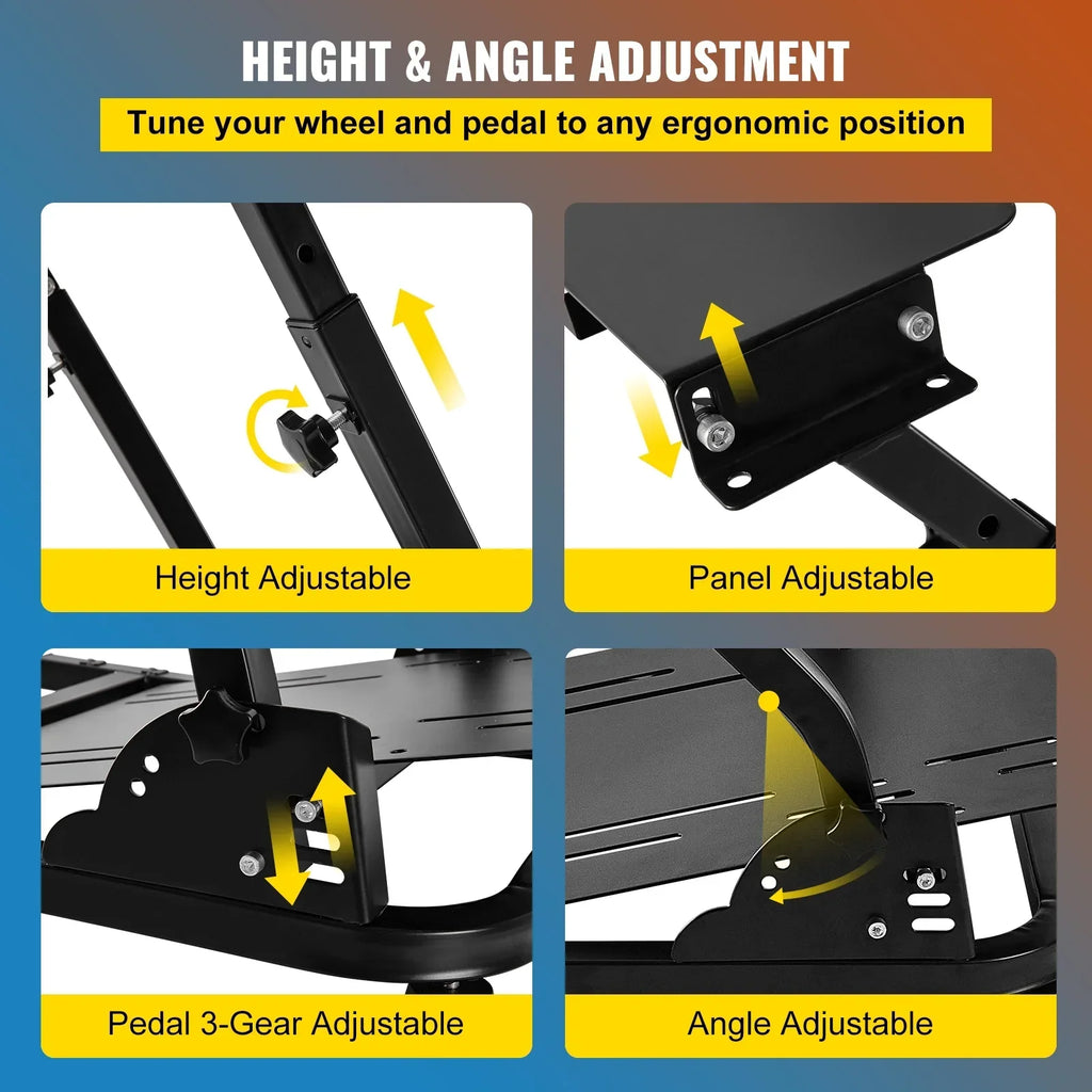SKYSHALO Steering Wheel Stand Stand Racing Simulator For G27 G29 PS4 G920 T300RS