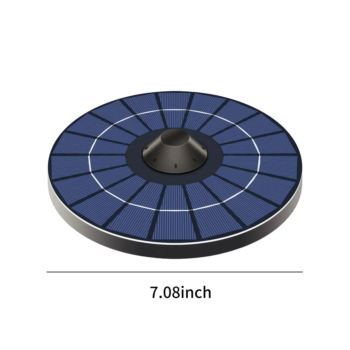 Mixfeer Solar Pond Aerator Oxygen Pump With Air Hose and Bubble Stone Water Pond Aerator Fish Oxygenator for Birdbath Fountain Small Pond Water Circulation