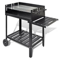 Andoer BBQ Stand Charcoal Barbecue 2 Wheels
