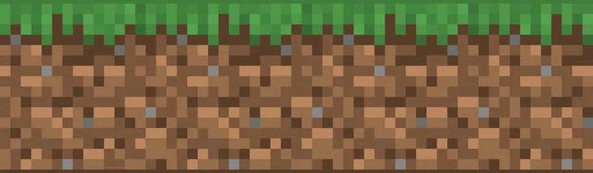 Minecraft Iconic Grass Peel & Stick Wallpaper Border