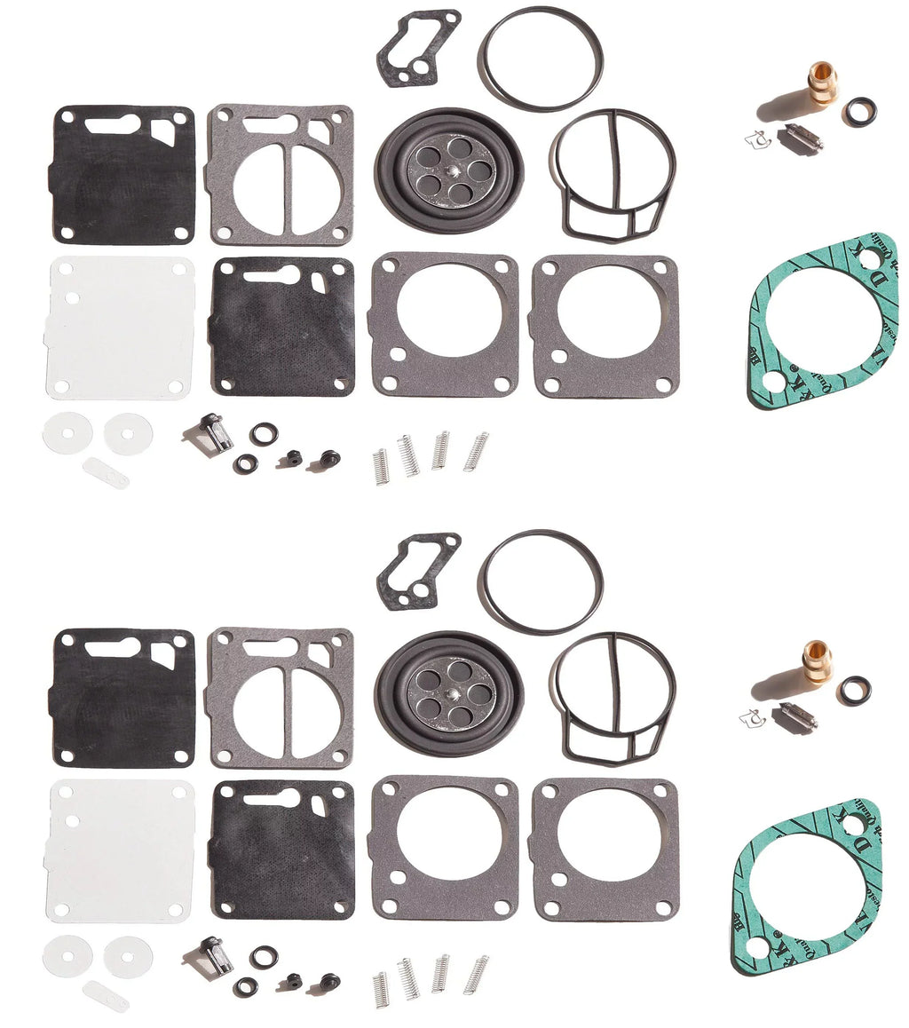 Dual Carb Rebuild Kit With Needle Seat & Base Gaskets Sea Doo XP 787 800 95-97
