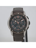 Pre-owned Vince Camuto Steel Quartz Gray Dial Mens Watch VC/1129DGSV (Like New)