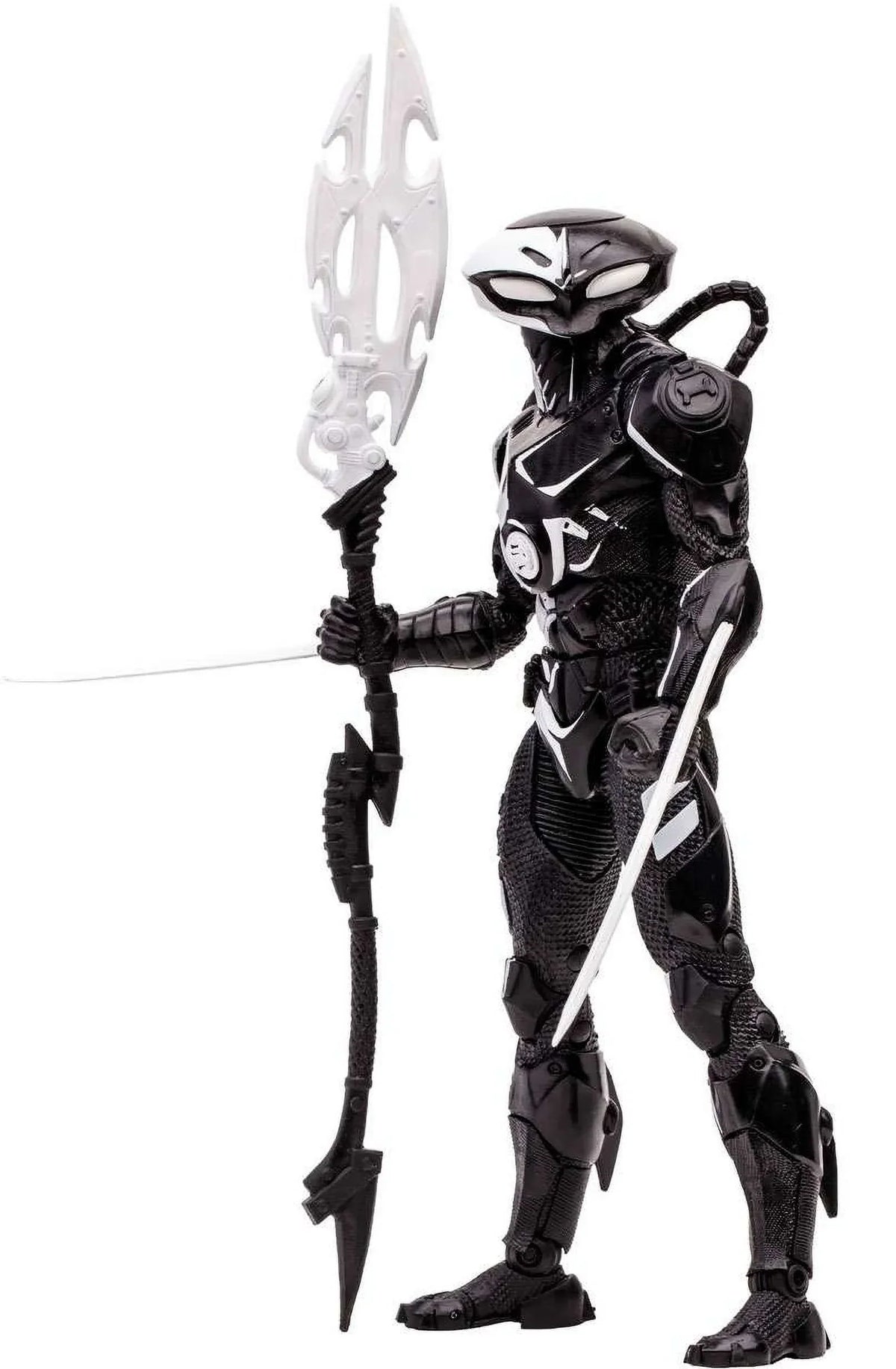 McFarlane DC Direct Gold Label Collection Black Manta Action Figure with Comic Book (Line Art)