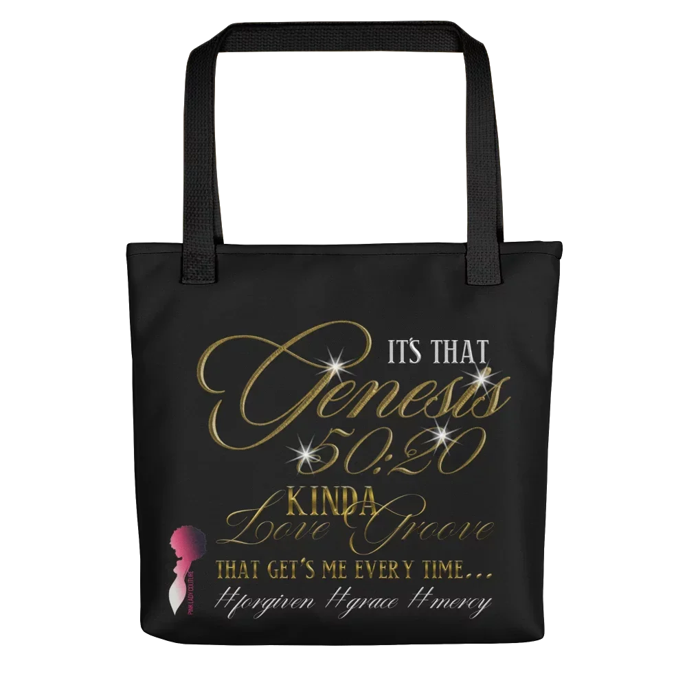 Genesis 50:20 Kinda Love Groove Small Tote Bag