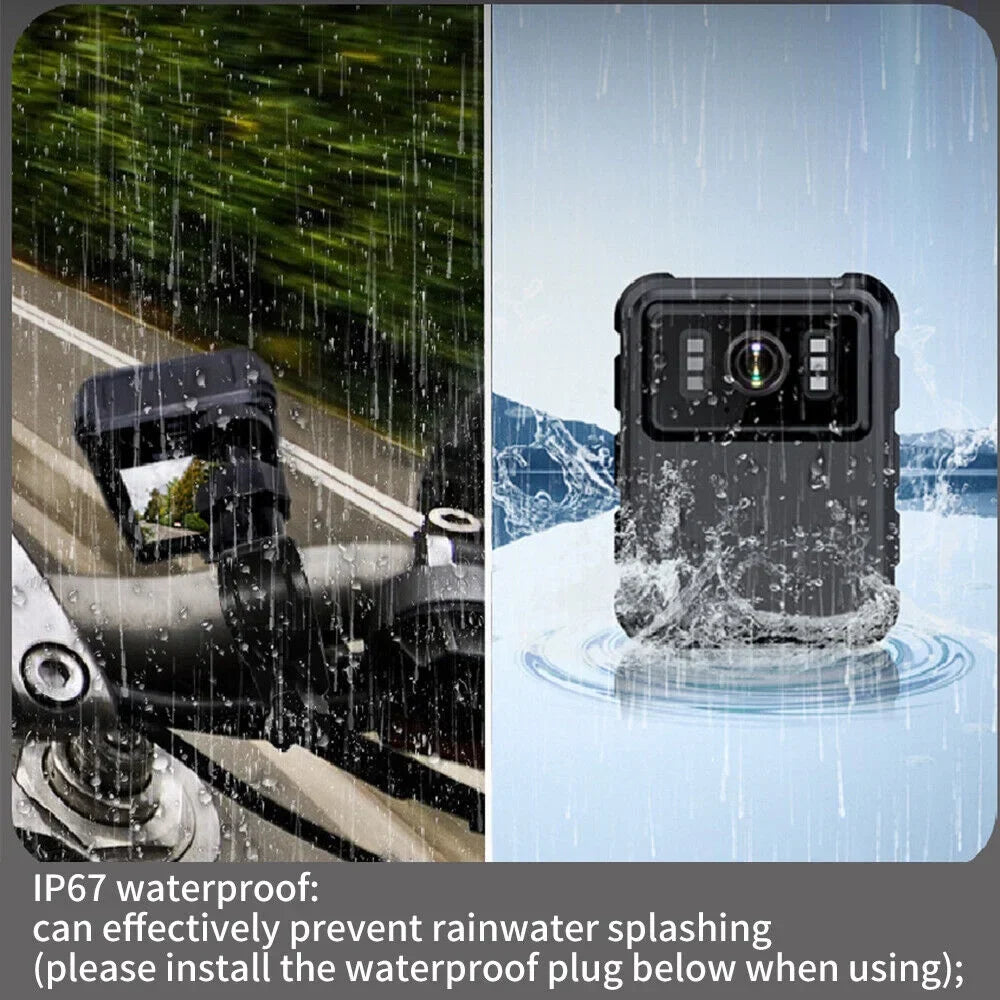 JahyShow Night Vision Body Camera - Mini Camcorder with 1080P Audio Video DVR and WiFi Connectivity