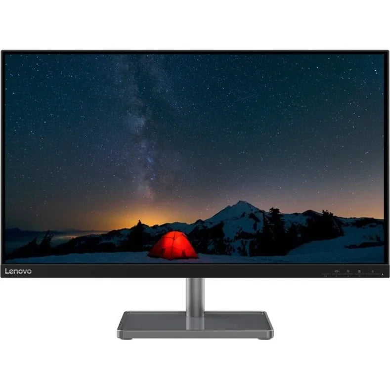 Lenovo L28u-35 28" 4K UHD WLED LCD Monitor - 16:9 - Raven Black, Raven Black