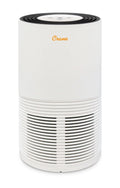 Crane - USA True HEPA Tower Air Purifier with UV Light, 300 Sq feet Coverage, White