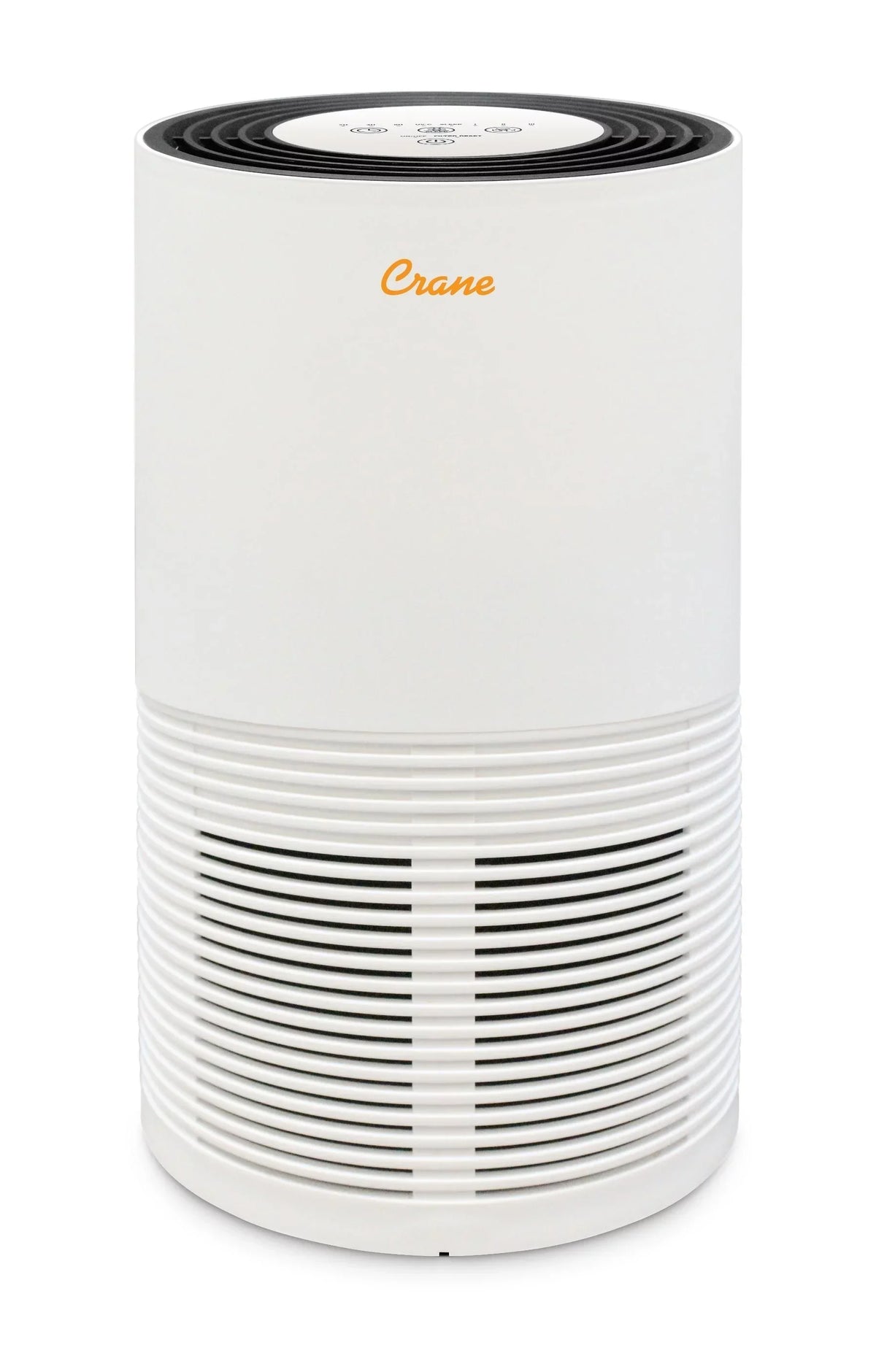 Crane - USA True HEPA Tower Air Purifier with UV Light, 300 Sq feet Coverage, White