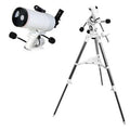 FirstLight MAK100mm f/14 Tube Maksutov-Cassegrain Telescope with EXOS Nano EQ3 German Equatorial Mount, White