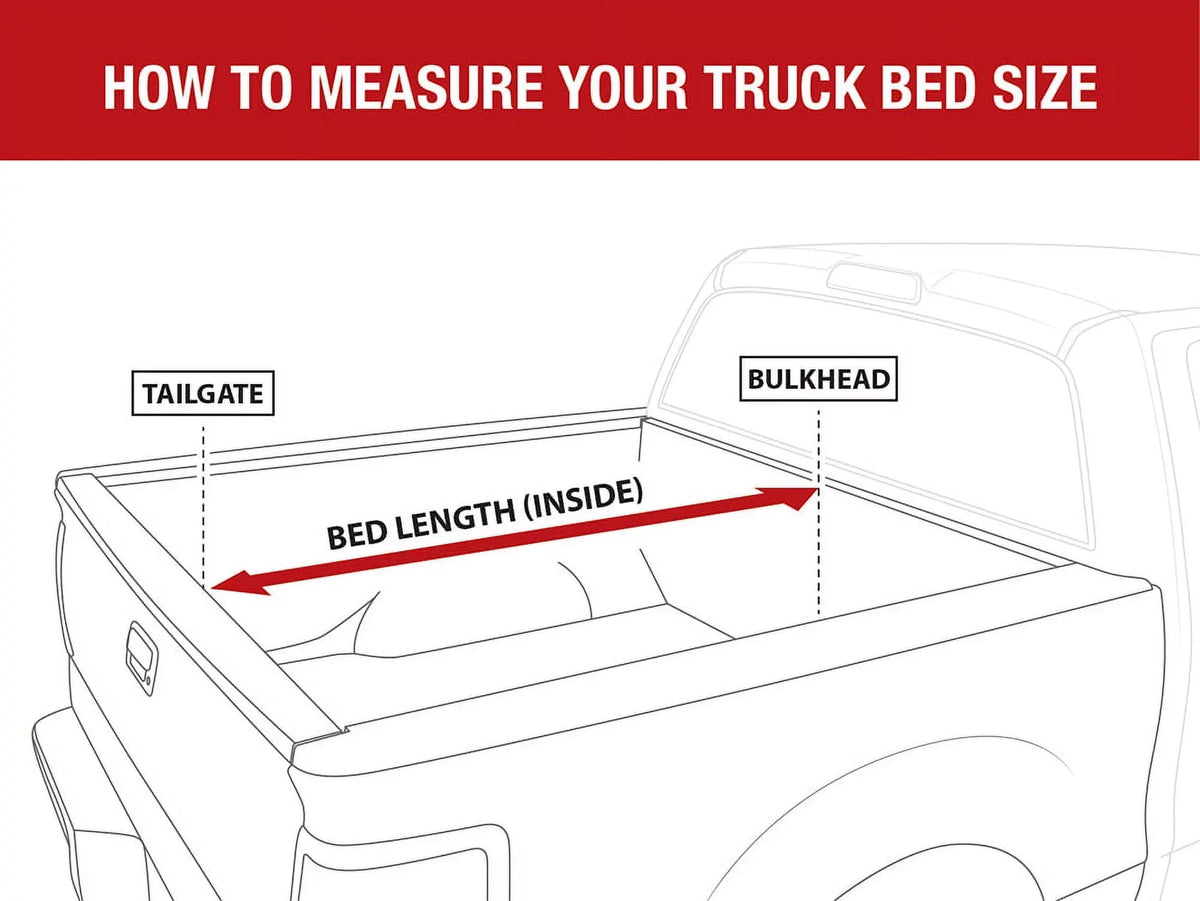 MaxMate Soft Quad-fold Truck Bed Tonneau Cover Compatible with 2007-2013 Chevy Silverado GMC Sierra 1500 (NOT FIT 2007 Classic) | 5'9" (69") Bed | TCC484003