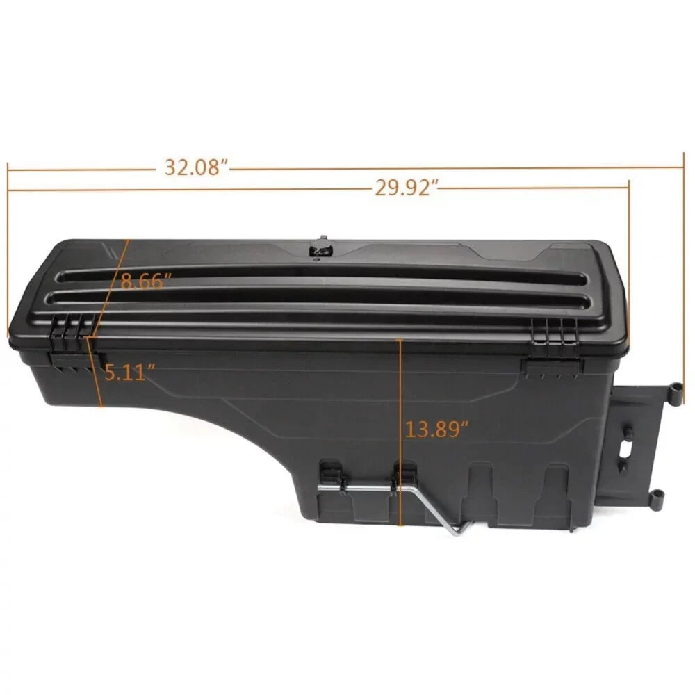 Teledu For Ford 2015-2020 F-150 TRUCK BED STORAGE BOX TOOLBOXES DRIVER SIDE